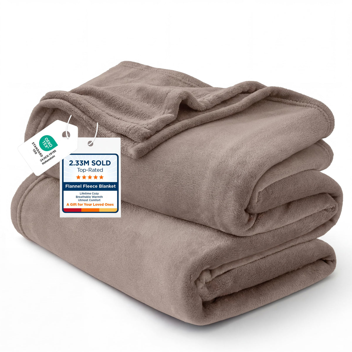 Bedsure Lightweight Plush Fleece Throw Blanket for Sofa