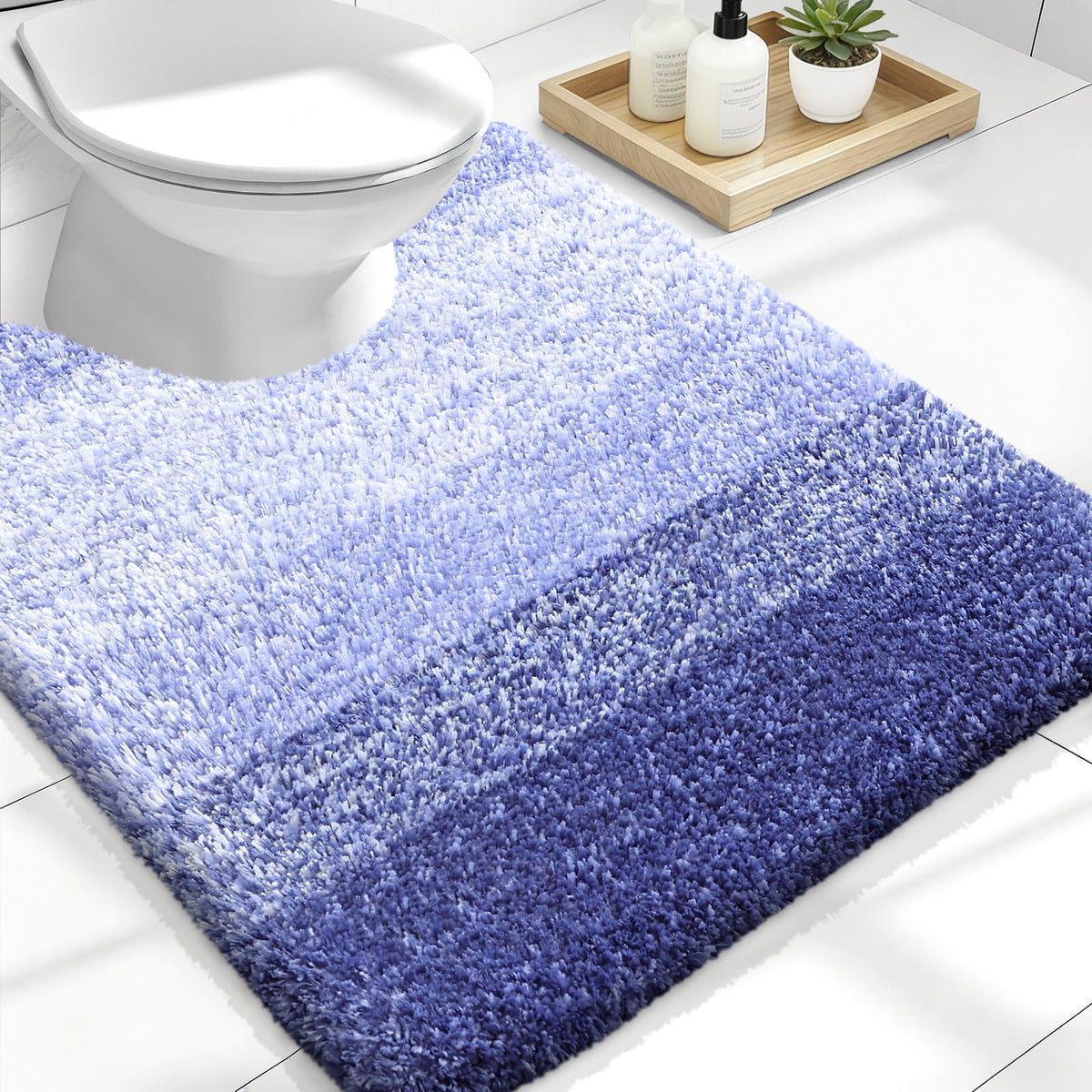 OLANLY Extra-Soft Absorbent Microfiber Bathroom Rug Mat