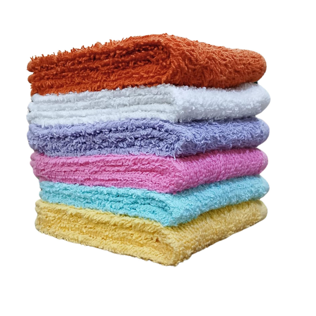 Towel and Linen Mart 100% Cotton White 6 Pack Bath Towel Set, Quick Dry, Super Absorbent, Light Weight, Soft Feel for Hotel, Spa and Bathroom (27 X 54)