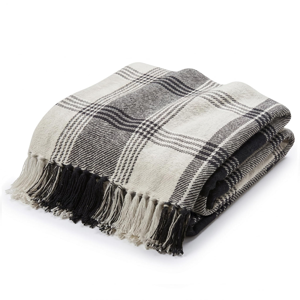 Americanflat Cotton Herringbone Throw Blanket for Sofa