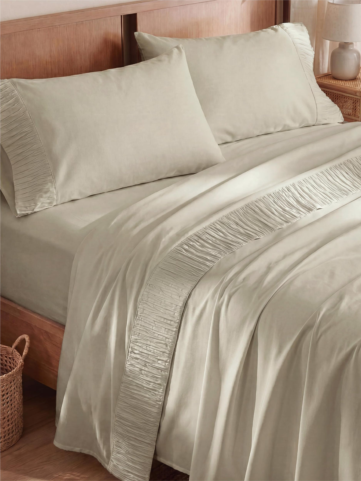Bedsure Sheet Set - Soft Sheets - Breathable & Cooling - Hotel Luxury - Easy Care Polyester Microfiber Bedding