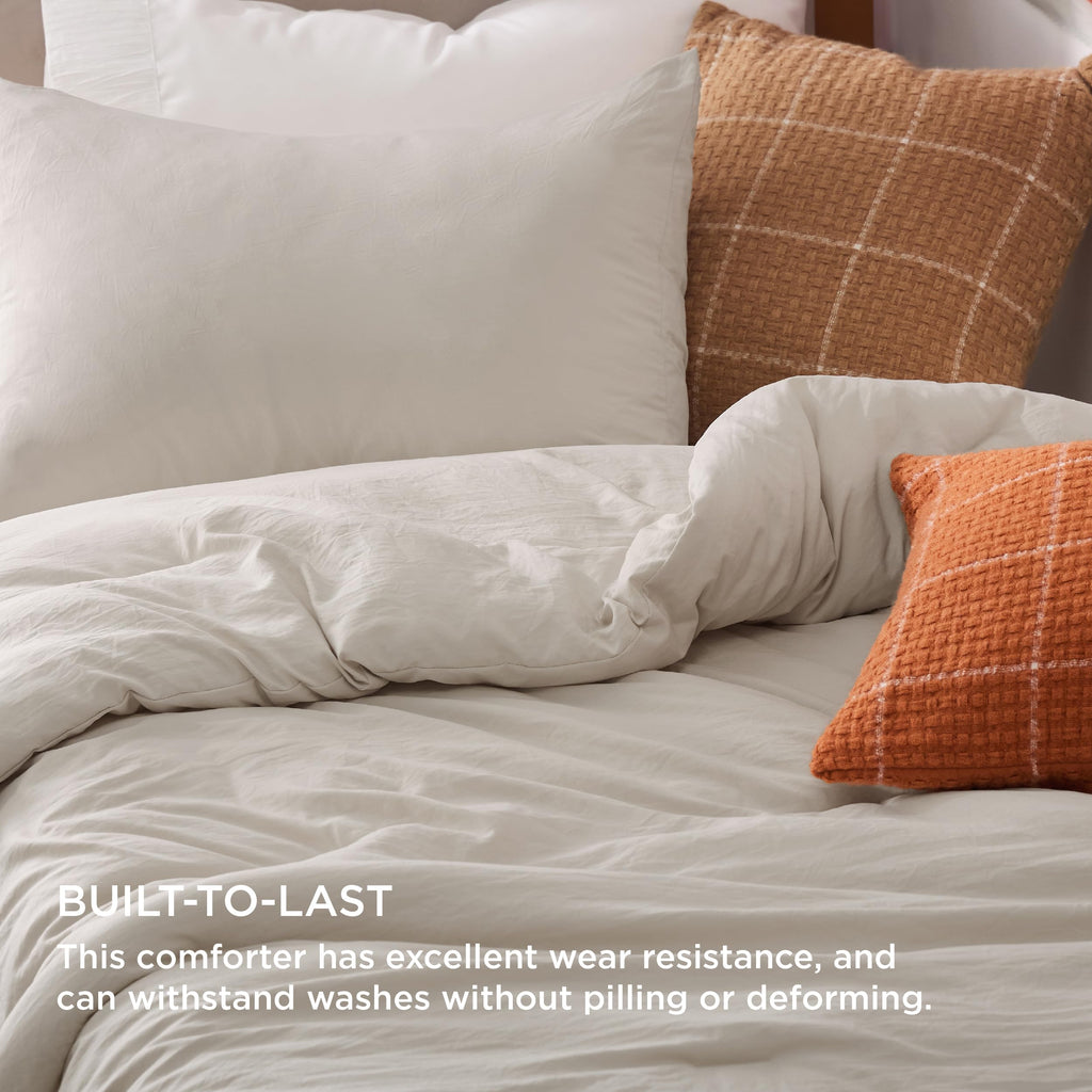 Bedsure Comforter Set Prewashed Soft Bedding Set 3Pcs