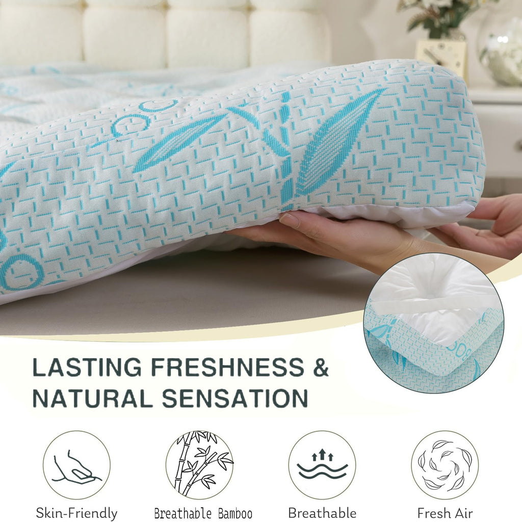SHOUREN Memory Foam Mattress Topper 4 Inch