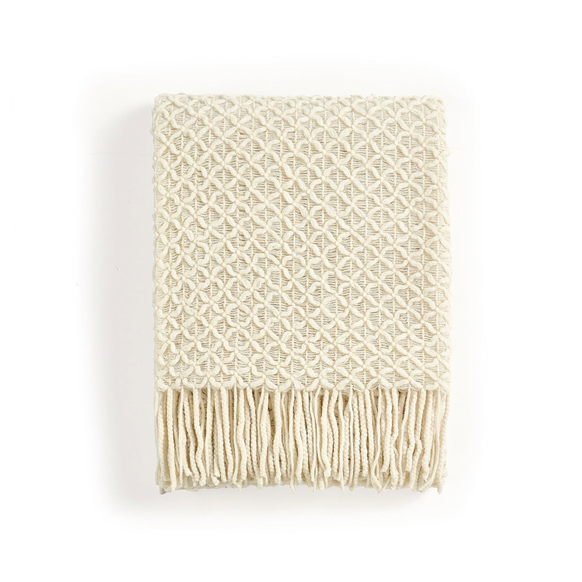 CREVENT Soft Knitted Decorative Throw Blanket for Sofa