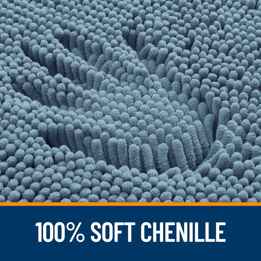 OLANLY Bathroom Rugs, Extra Soft Absorbent Chenille Bath Rugs