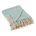 DII Rustic Farmhouse Double Diamond Woven Throw
