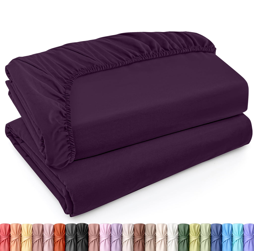 Fitted Sheet, Ultra Soft Fits Up to 16 Inch Deep Pocket