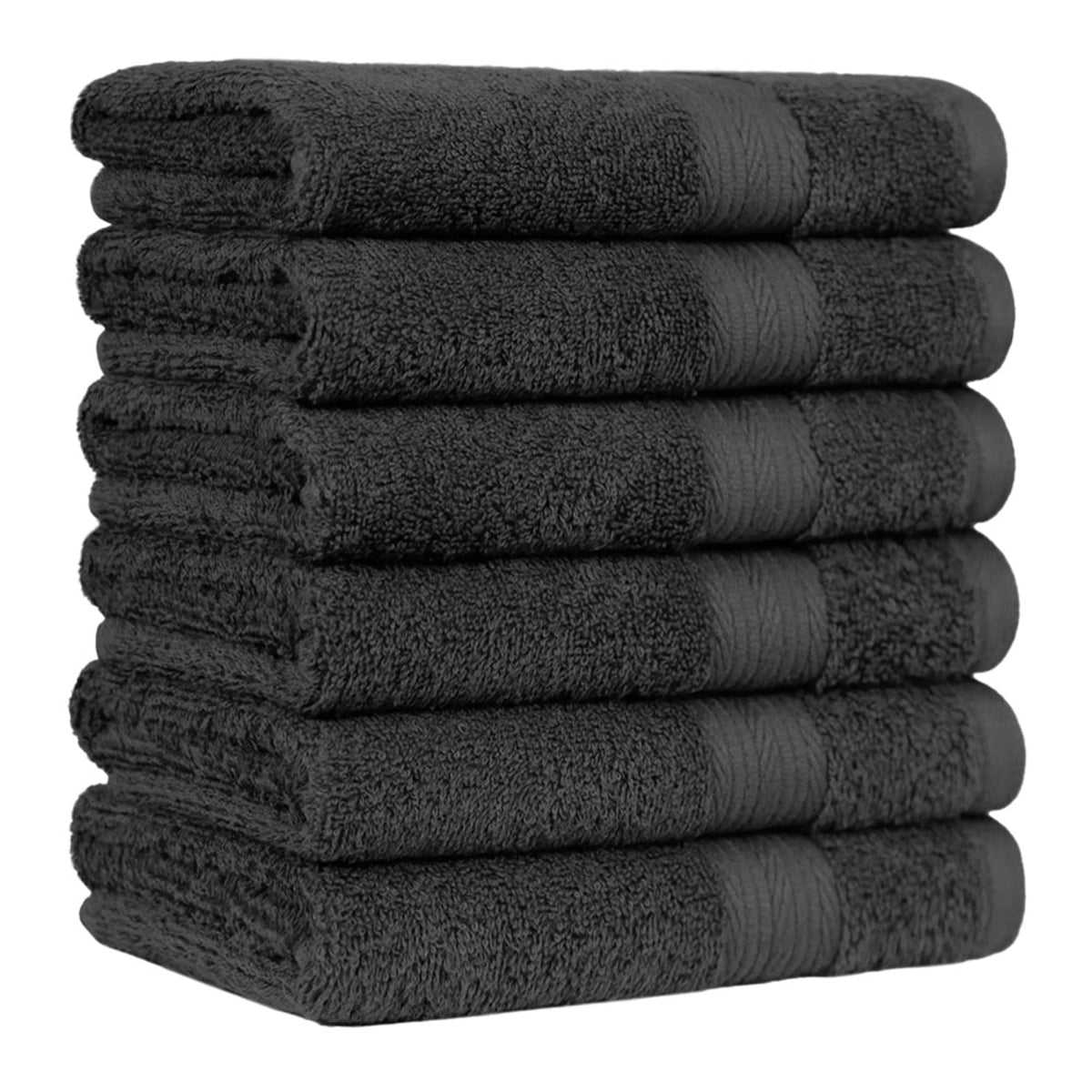 Amazon Basics Oversized Fade-Resistant Cotton Towel Set