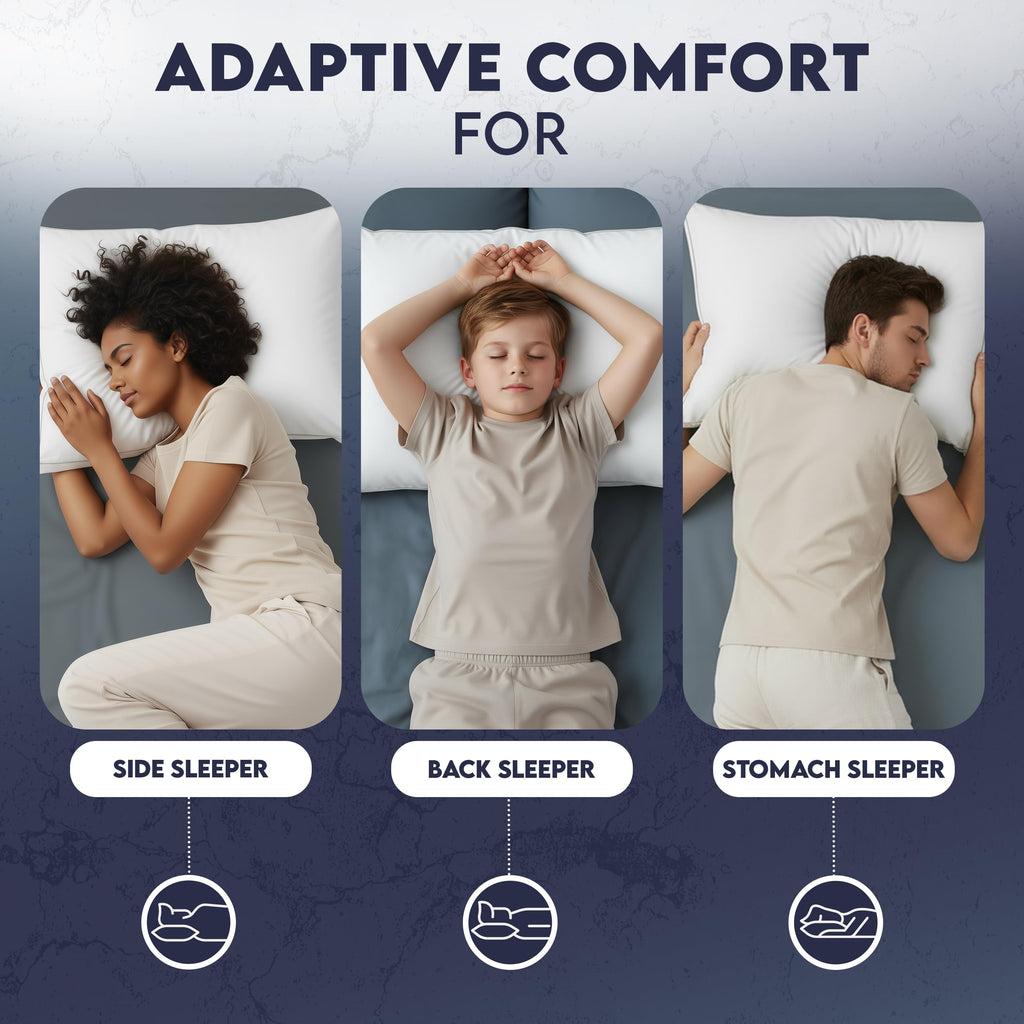 Utopia Bedding Bed Pillows for Sleeping Queen Size (White), Set of 6, Cooling Hotel Quality, Gusseted Pillow for Back, Stomach or Side Sleepers