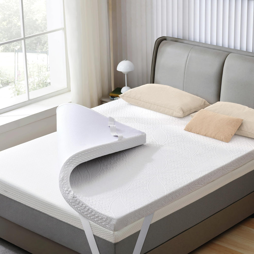 SINWEEK Gel Memory Foam Mattress Topper
