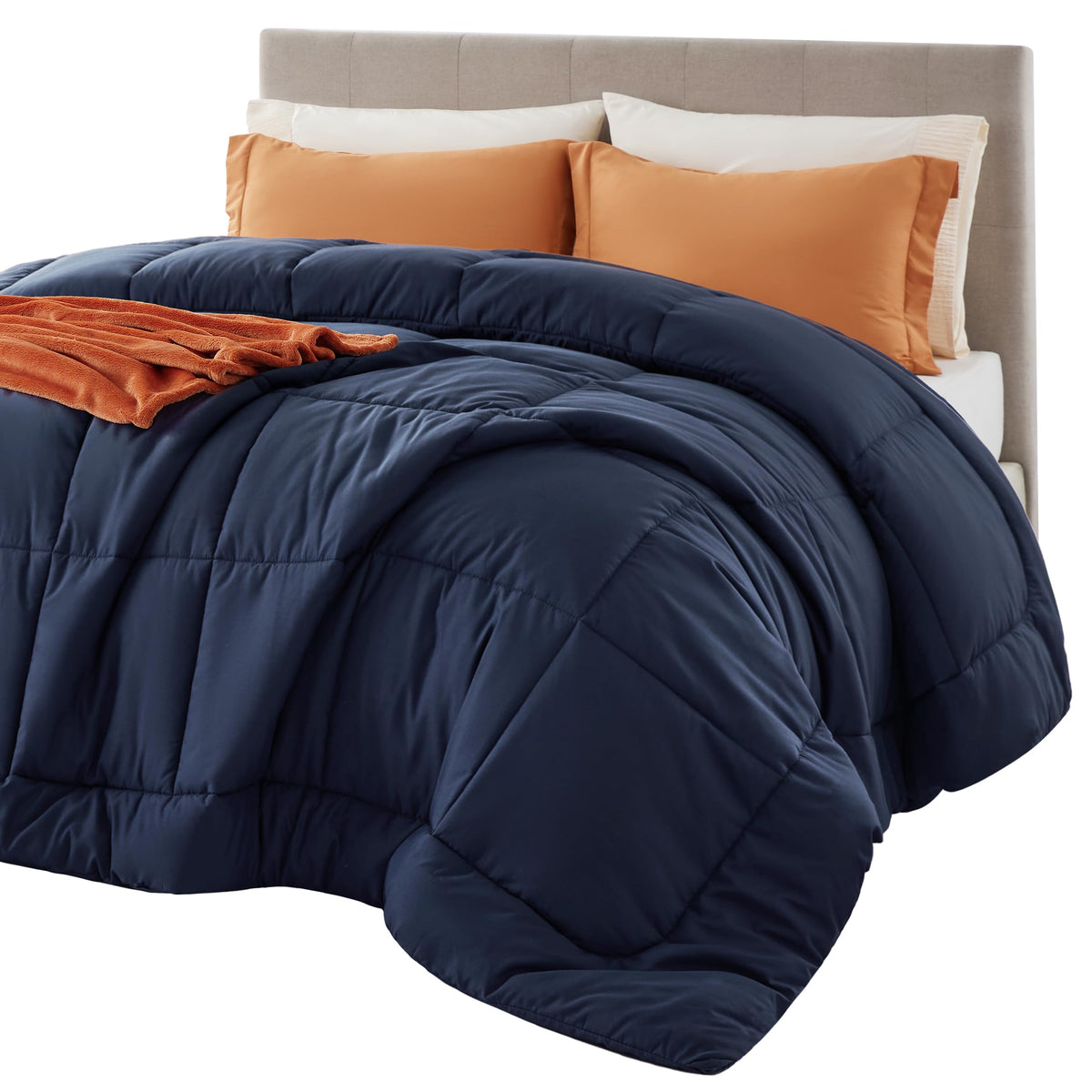 Bedsure Comforter Duvet Insert, Quilted Bedding Blanket, Oeko-TEX