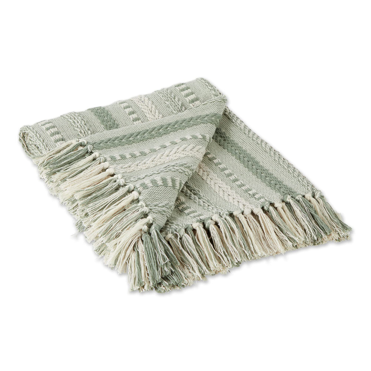 DII Braided Striped Decorative Throw Blanket for Sofa