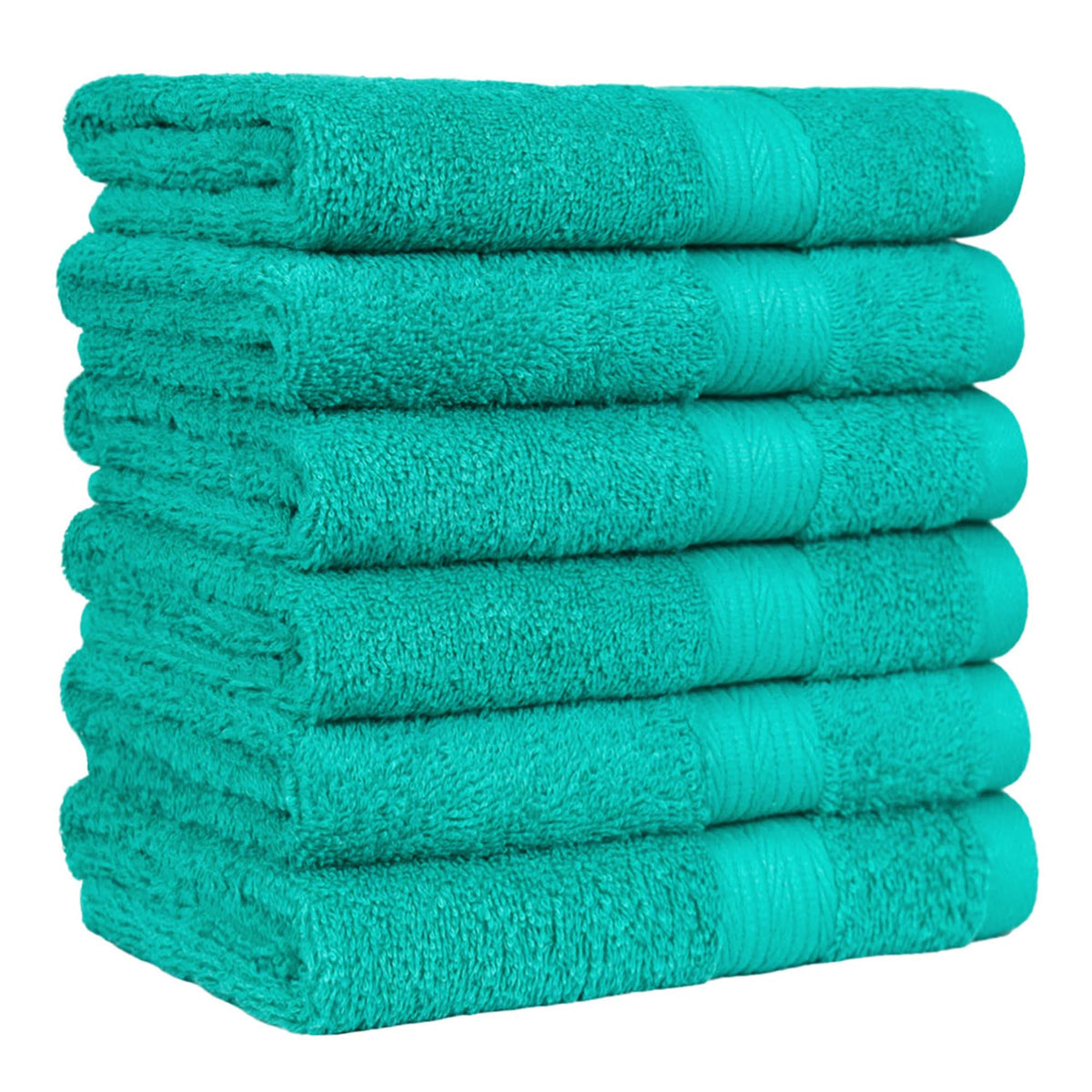 Amazon Basics Oversized Fade Resistant Towel Set, 100% Cotton Towels