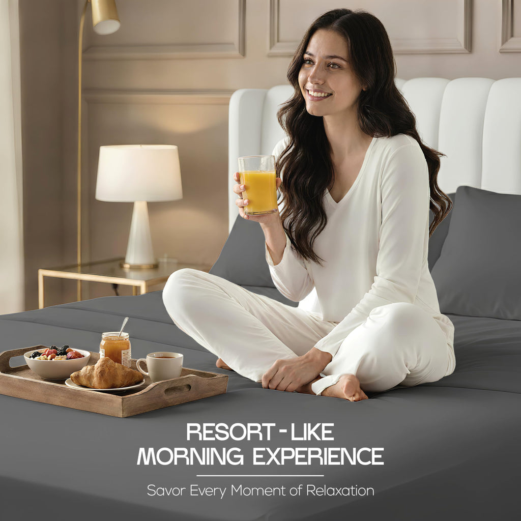 10-Pack Queen Deep-Pocket Hotel & Resort Sheet Set