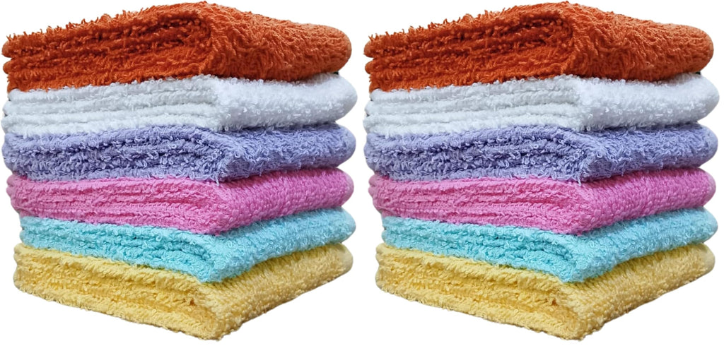 Towel and Linen Mart 100% Cotton White 6 Pack Bath Towel Set, Quick Dry, Super Absorbent, Light Weight, Soft Feel for Hotel, Spa and Bathroom (27 X 54)