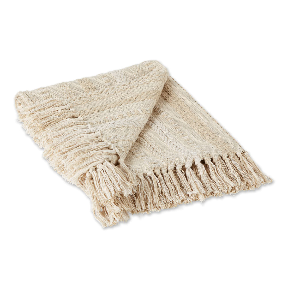 DII Braided Striped Decorative Throw Blanket for Sofa