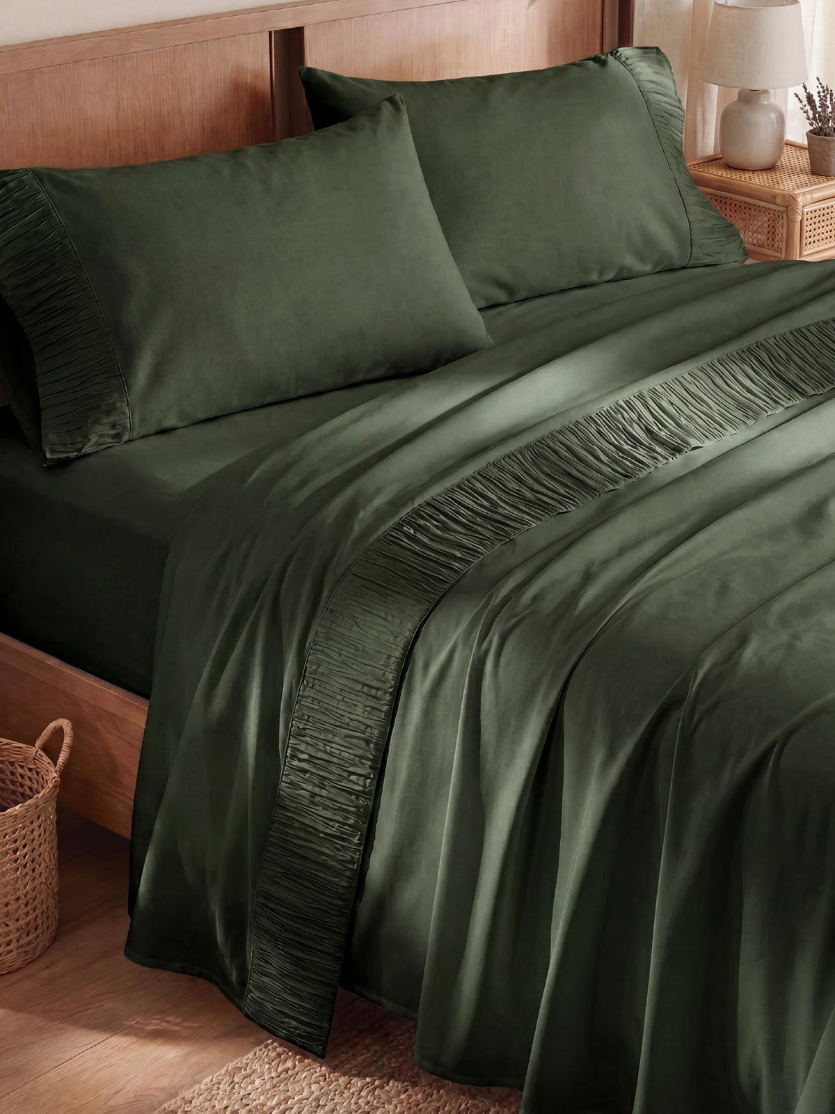Bedsure Sheet Set - Soft Sheets - Breathable & Cooling - Hotel Luxury - Easy Care Polyester Microfiber Bedding
