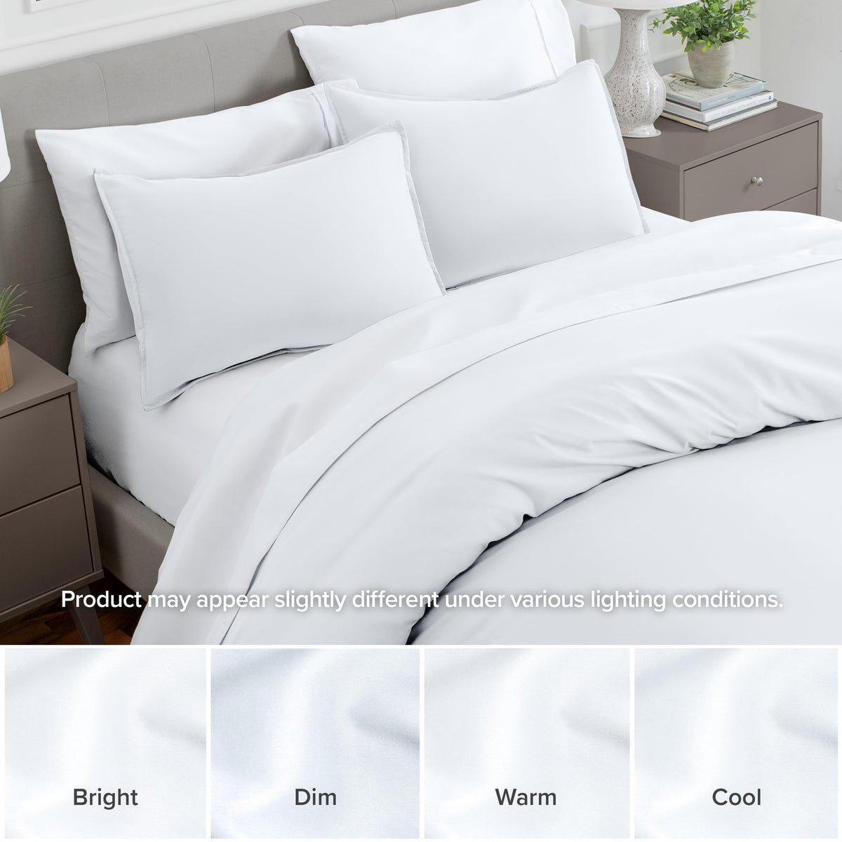 Bare Home Microfiber Pillow Sham Covers