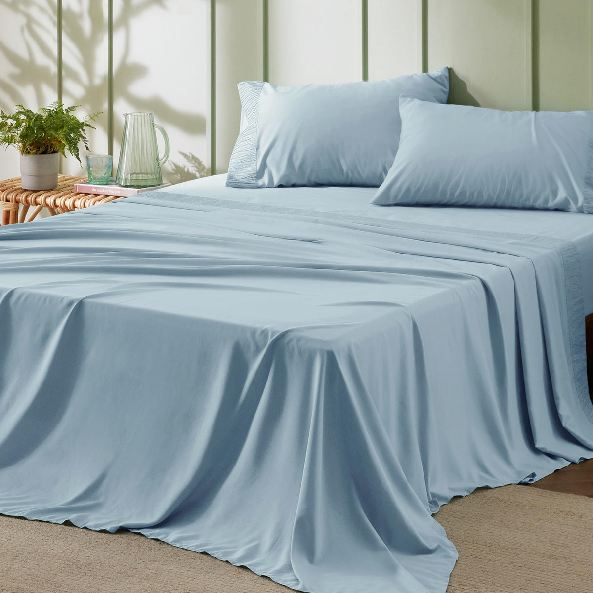 Bedsure Sheet Set - Soft Sheets - Breathable & Cooling - Hotel Luxury - Easy Care Polyester Microfiber Bedding