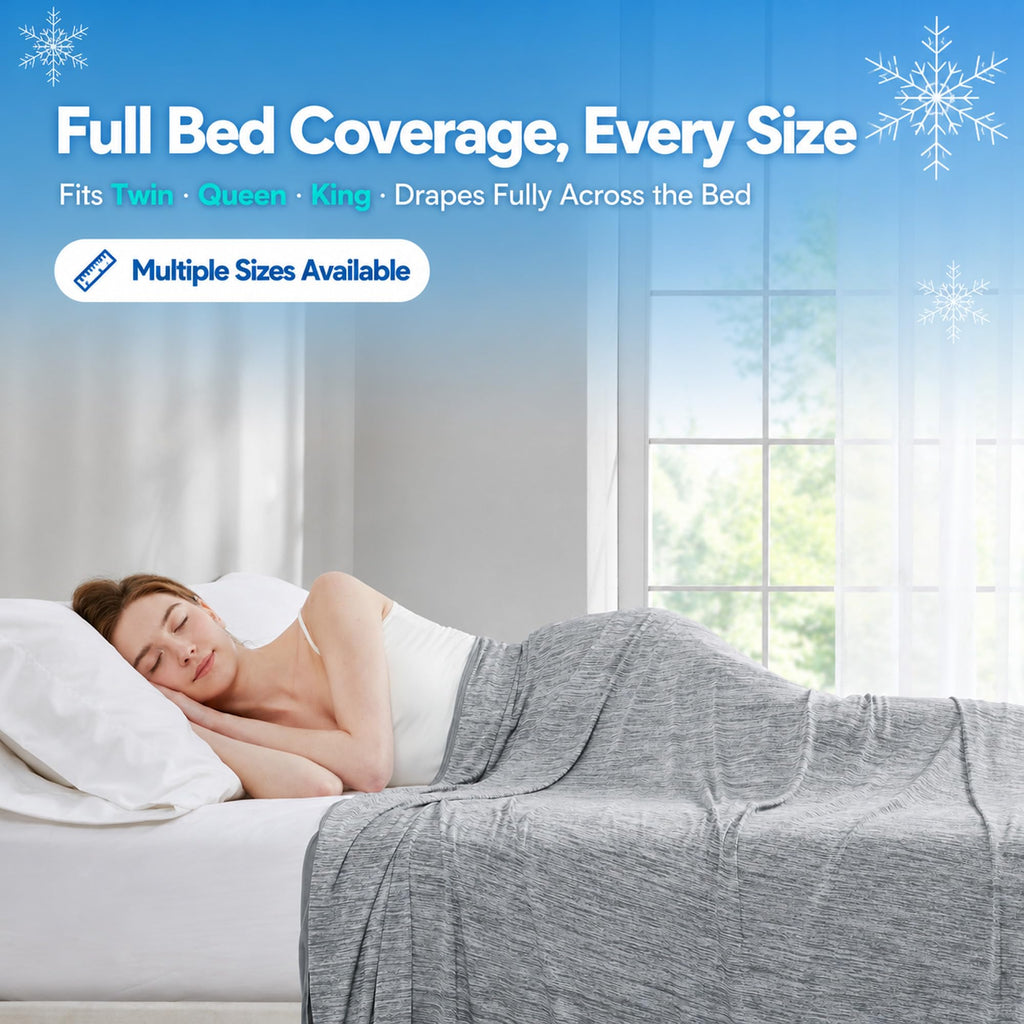 PolarEdge Cooling Blanket for Hot Sleepers and Warm Nights