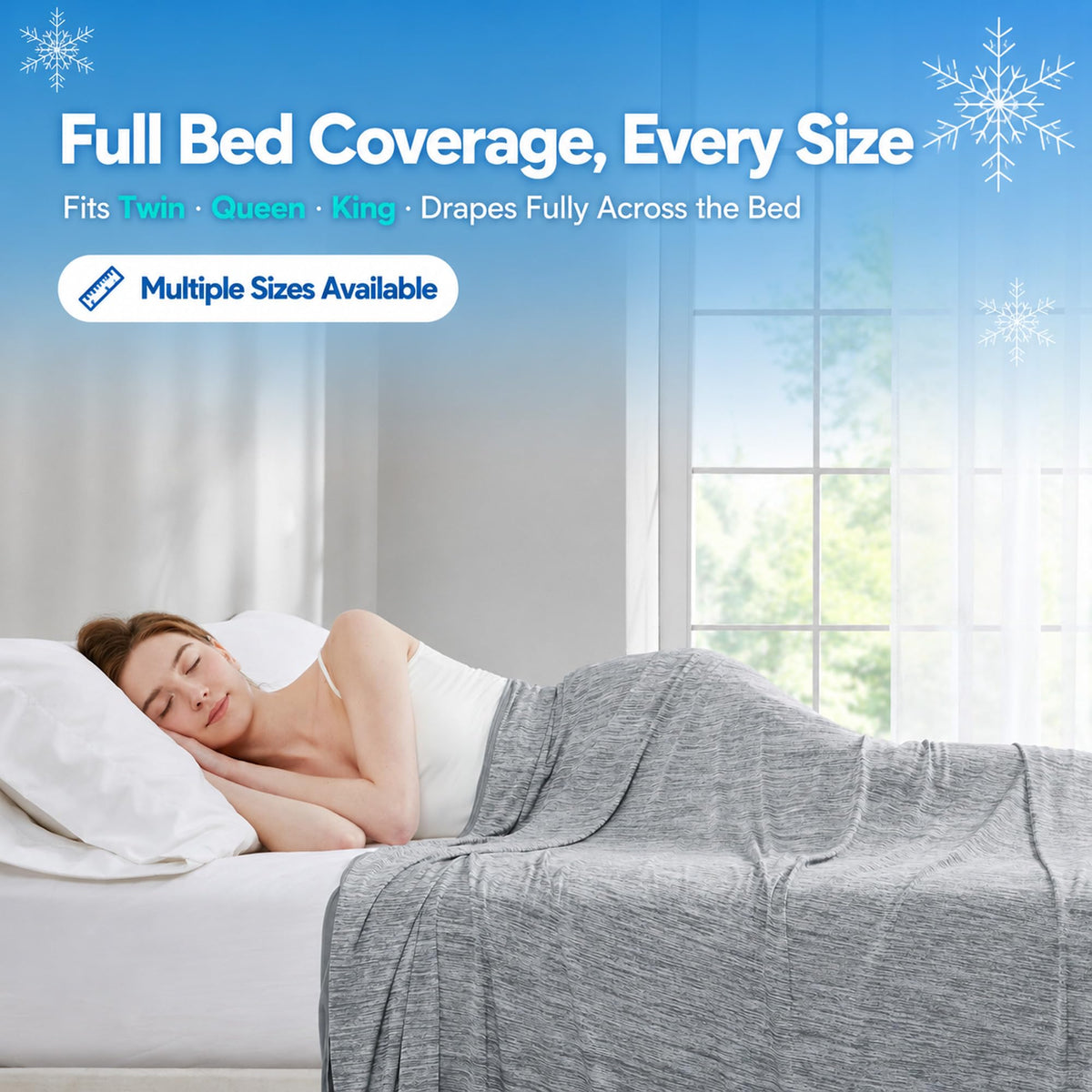 PolarEdge Cooling Blanket for Hot Sleepers and Warm Nights