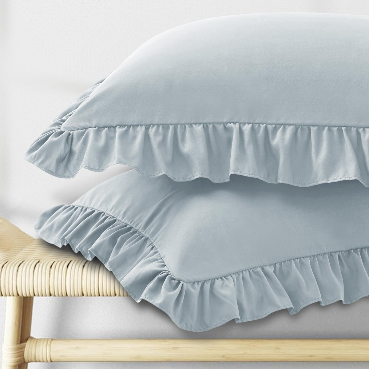 KKJIAF Ruffle Pillow Cases