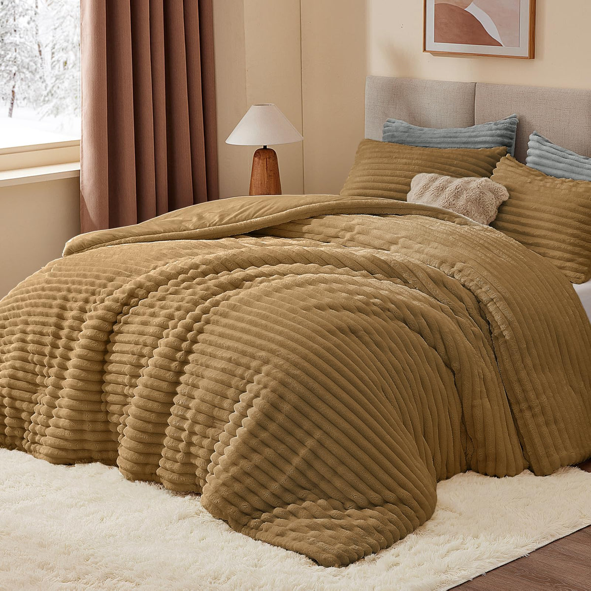 BEDELITE Fleece Comforter Set
