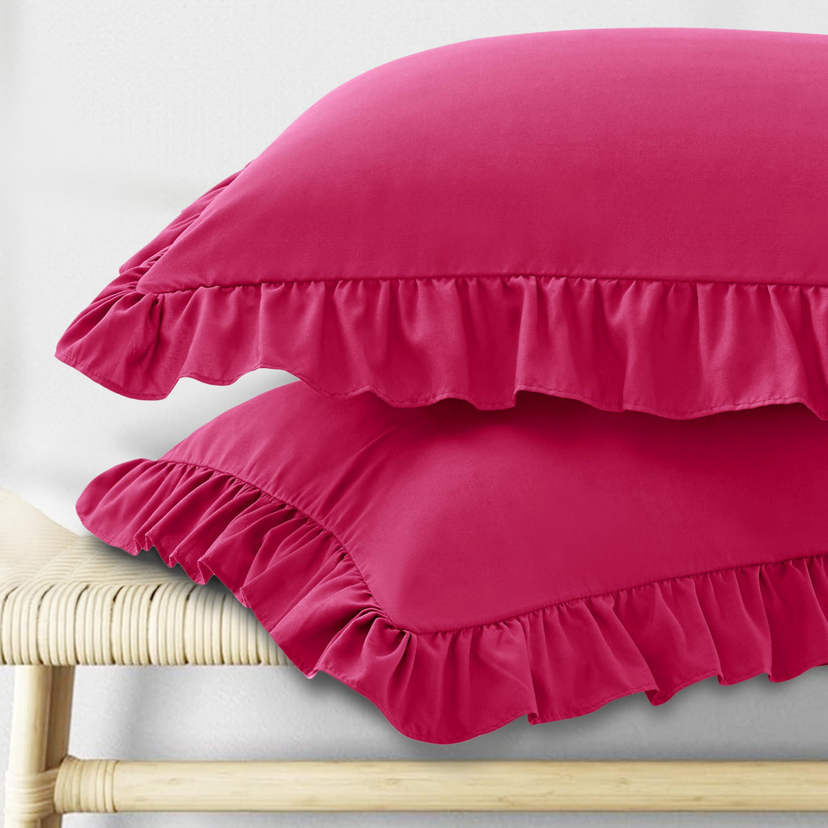 KKJIAF Ruffle Pillow Cases