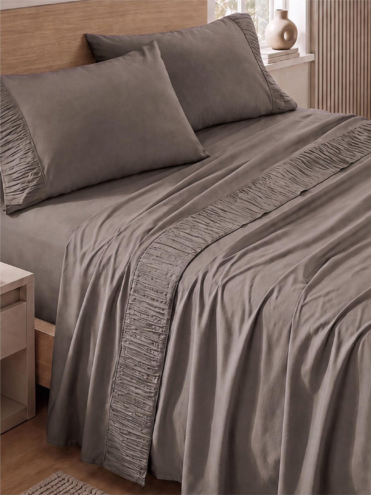 Bedsure Sheet Set - Soft Sheets - Breathable & Cooling - Hotel Luxury - Easy Care Polyester Microfiber Bedding