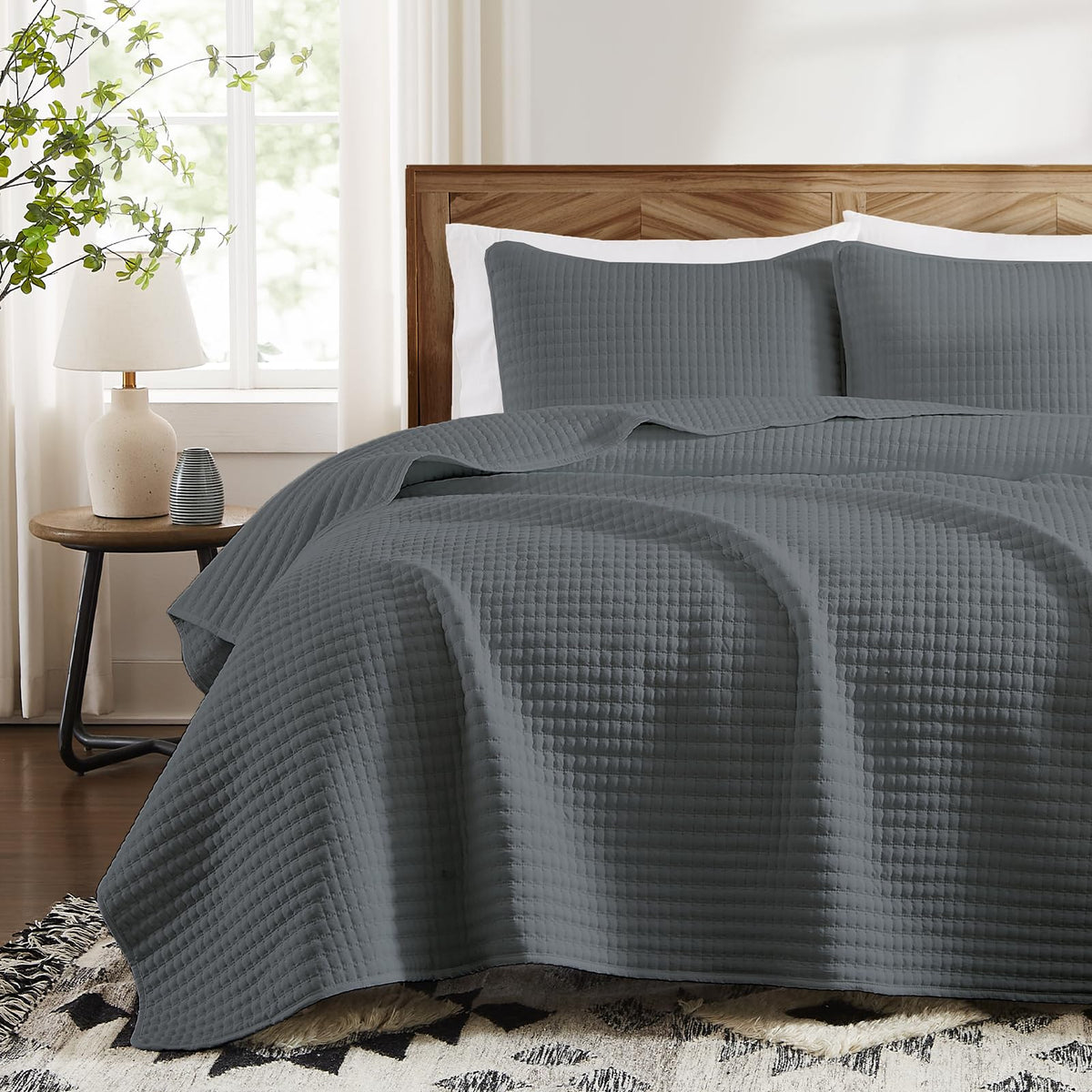 WRENSONGE 3-Piece Lightweight Quilt Bedding Set