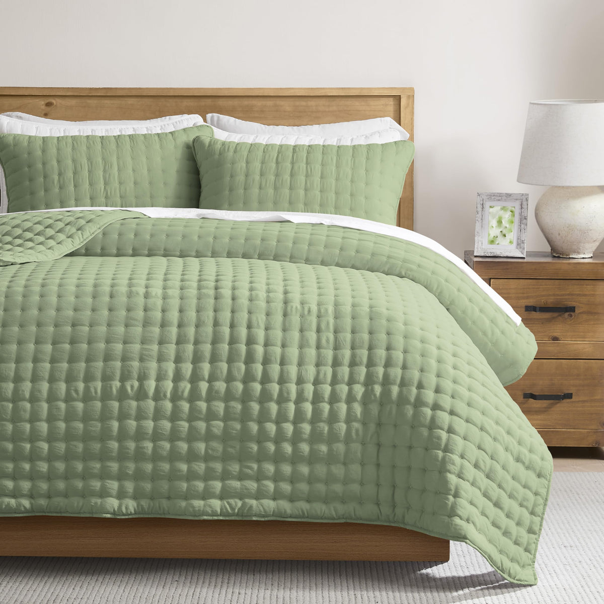 WDCOZY Cloud-Soft Lightweight Quilt Bedding Set
