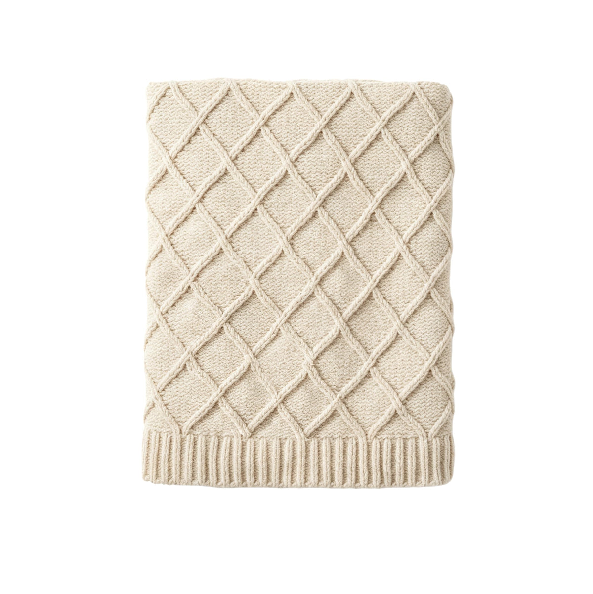 CREVENT Soft Knitted Decorative Throw Blanket for Sofa