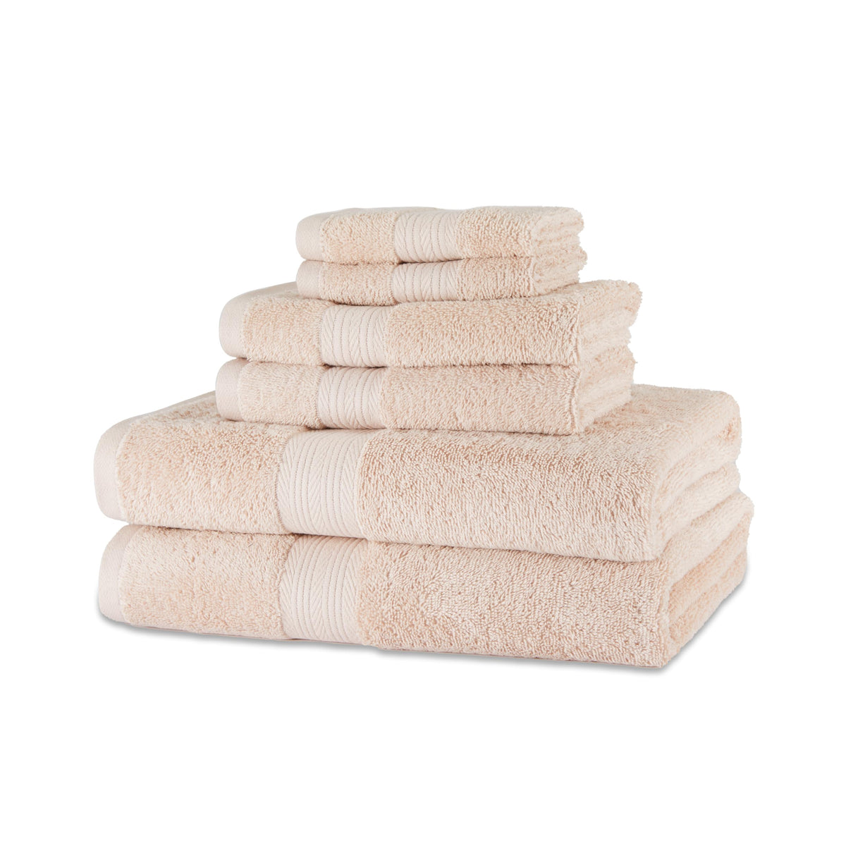 Amazon Basics Oversized Fade-Resistant Cotton Towel Set