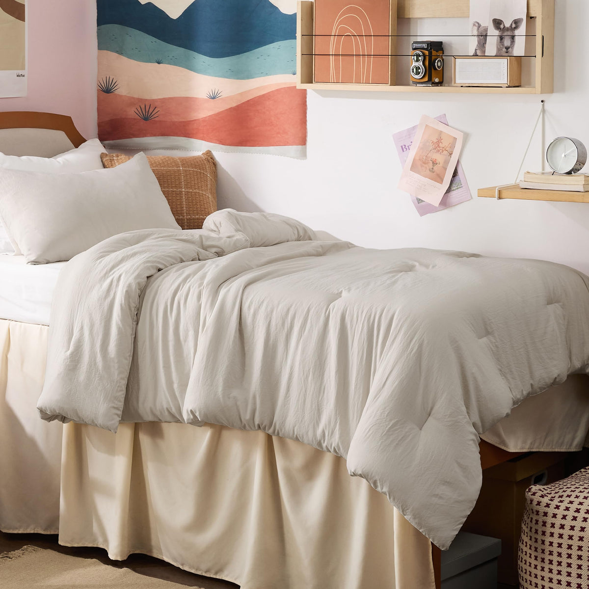 Bedsure Comforter Set Prewashed Soft Bedding Set 3Pcs