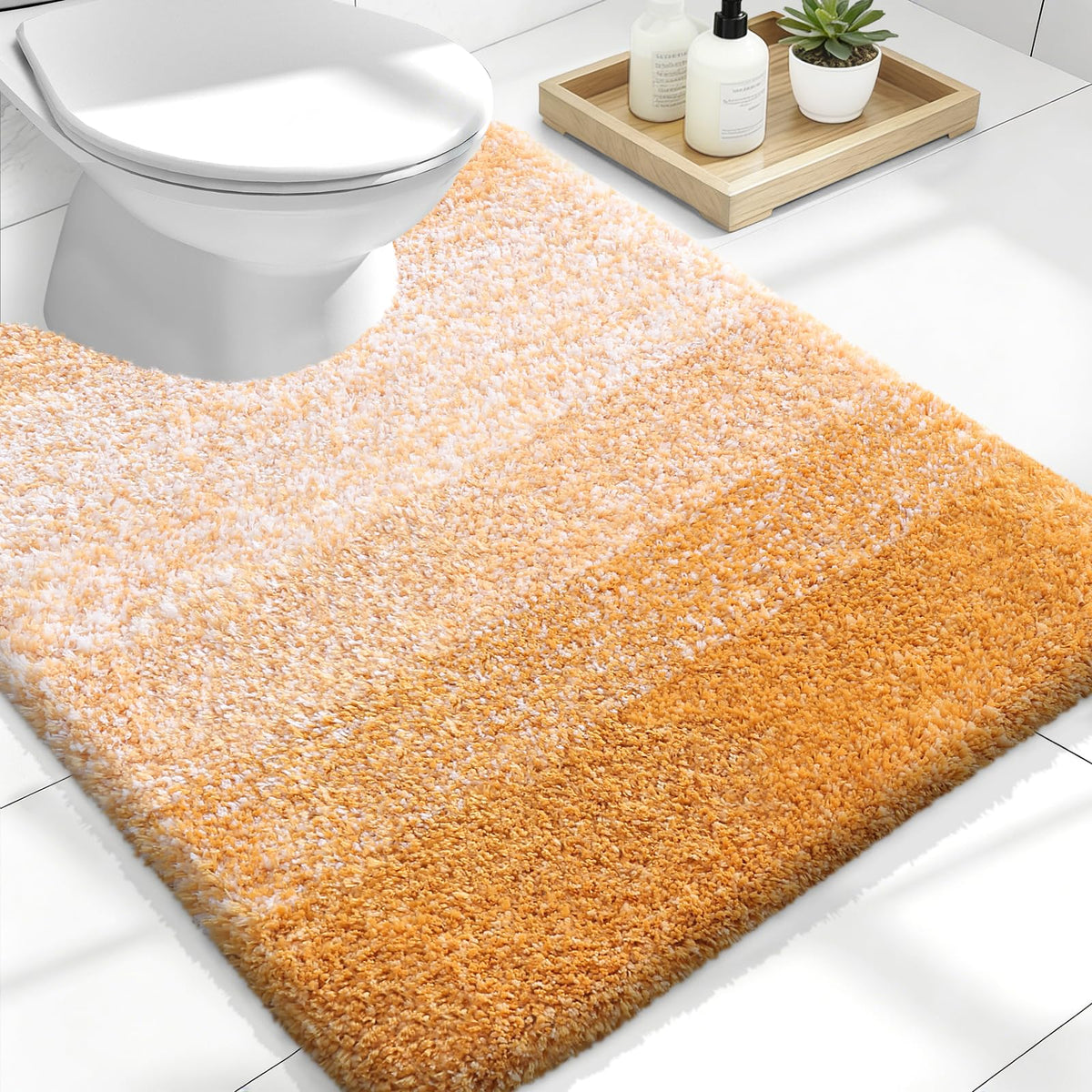OLANLY Extra-Soft Absorbent Microfiber Bathroom Rug Mat