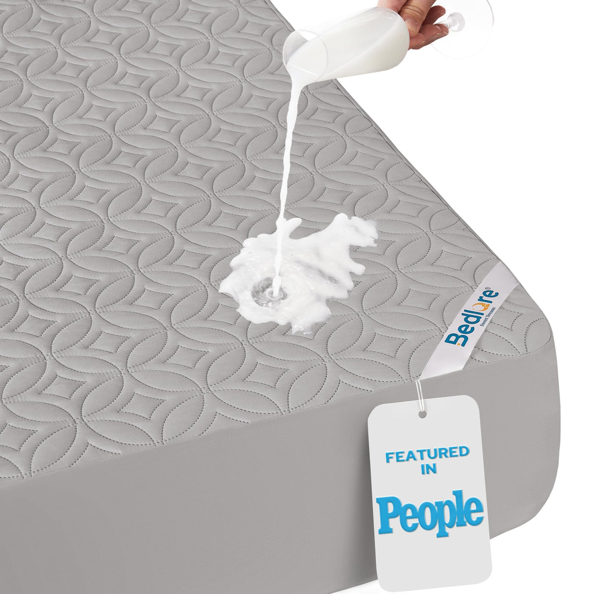 BEDLORE Waterproof Breathable Mattress Protector Cover