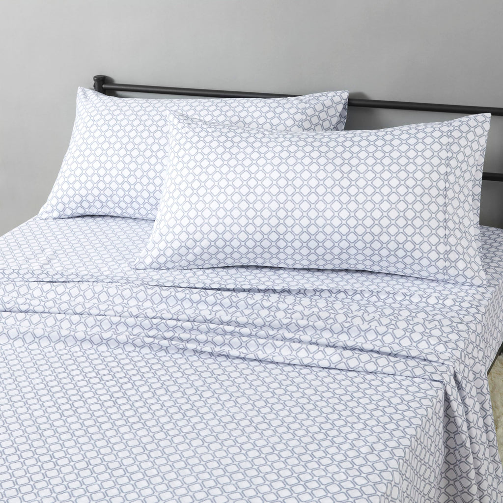 Amazon Basics Lightweight Super Soft Easy Care Microfiber 4-Piece Bed Sheet Set with 14-Inch Deep Pocket