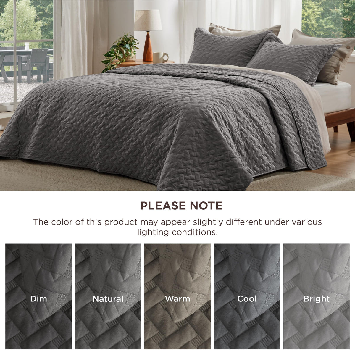 Bedsure Quilts Lightweight Bedspreads with Basket Weave Pattern