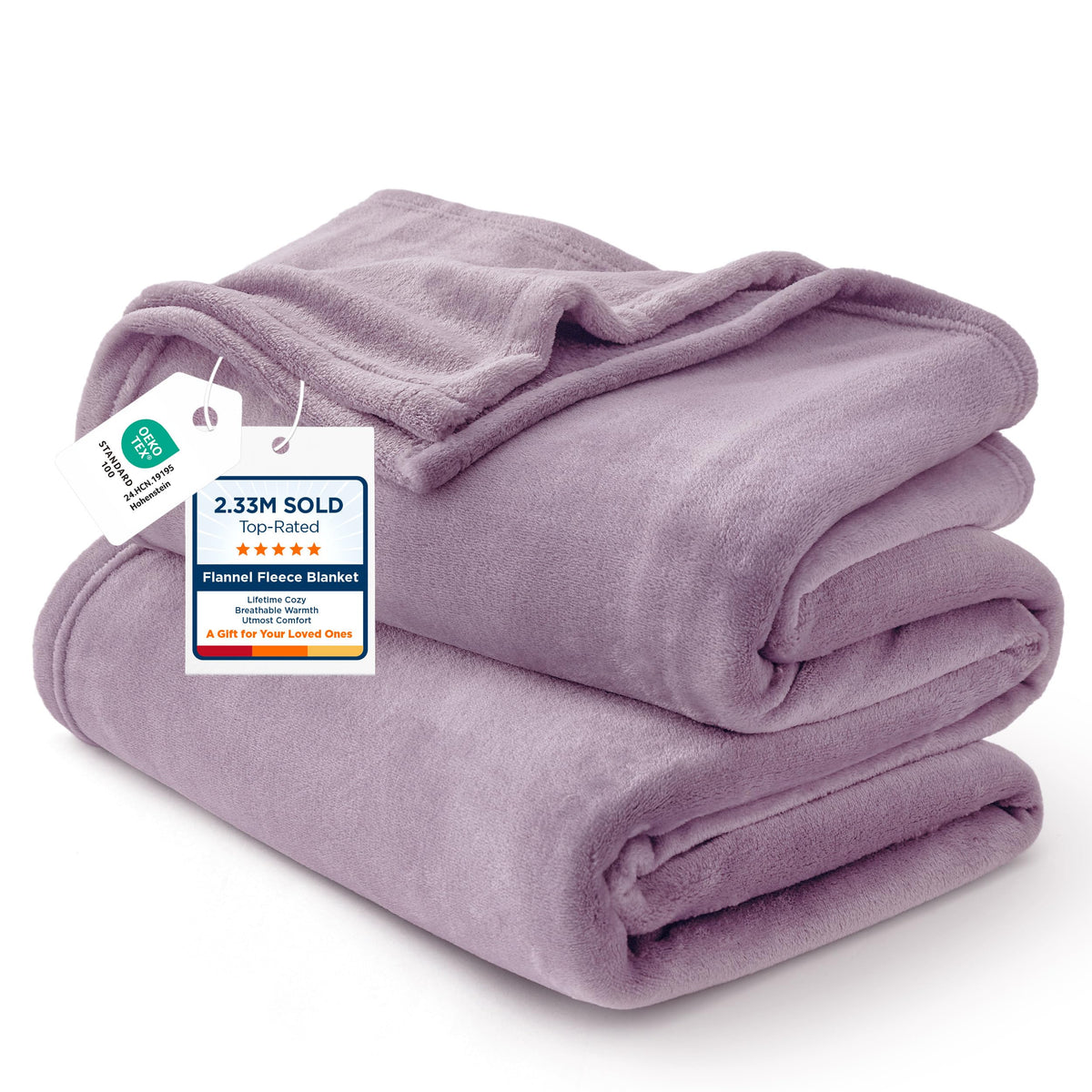 Bedsure Lightweight Plush Fleece Throw Blanket for Sofa