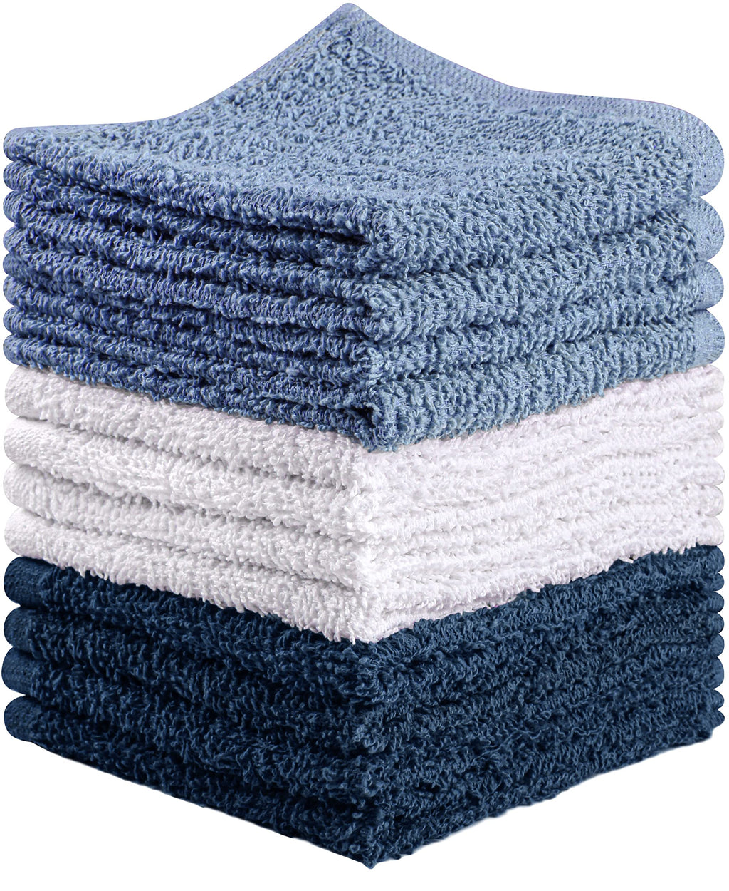 Towel and Linen Mart 100% Cotton White 6 Pack Bath Towel Set, Quick Dry, Super Absorbent, Light Weight, Soft Feel for Hotel, Spa and Bathroom (27 X 54)