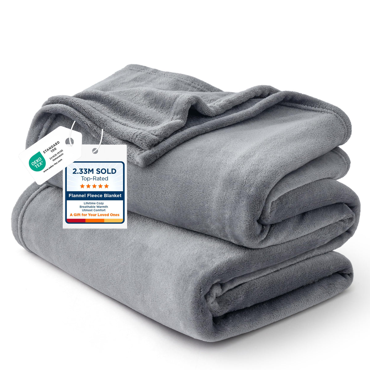 Bedsure Lightweight Plush Fleece Throw Blanket for Sofa