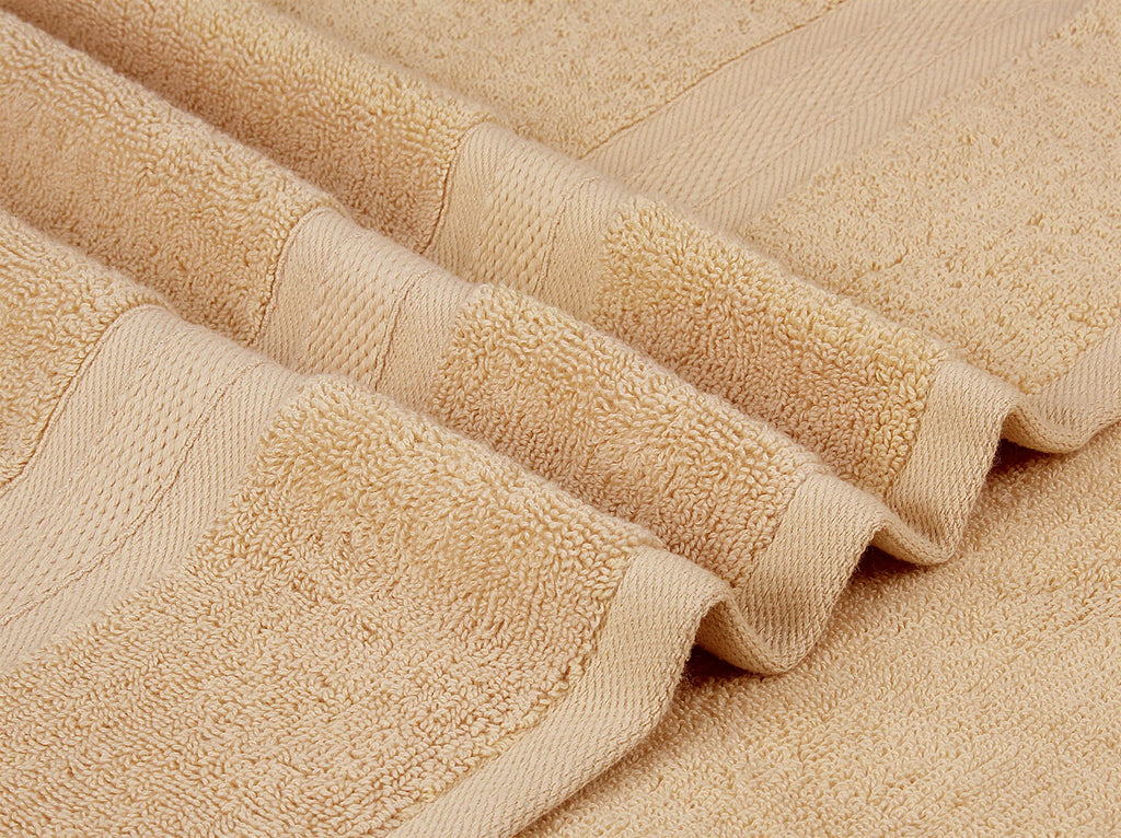 Towel and Linen Mart 100% Cotton White 6 Pack Bath Towel Set, Quick Dry, Super Absorbent, Light Weight, Soft Feel for Hotel, Spa and Bathroom (27 X 54)