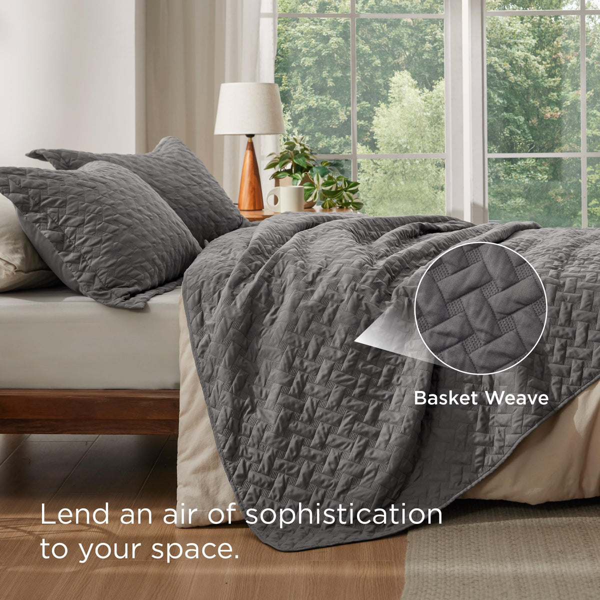 Bedsure Quilts Lightweight Bedspreads with Basket Weave Pattern