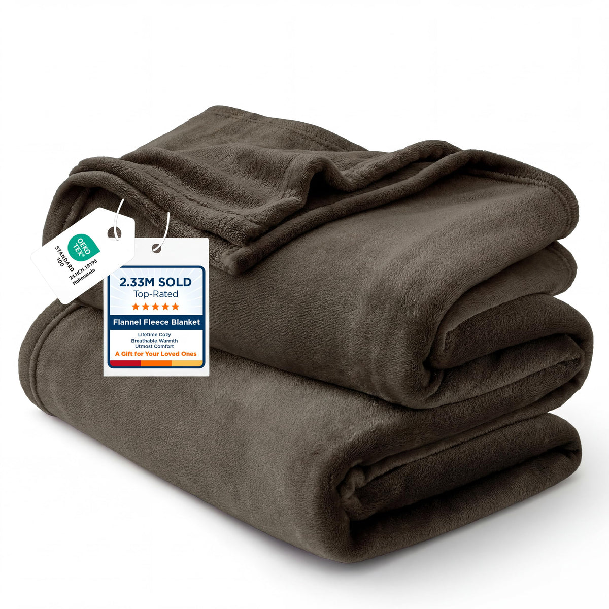 Bedsure Lightweight Plush Fleece Throw Blanket for Sofa