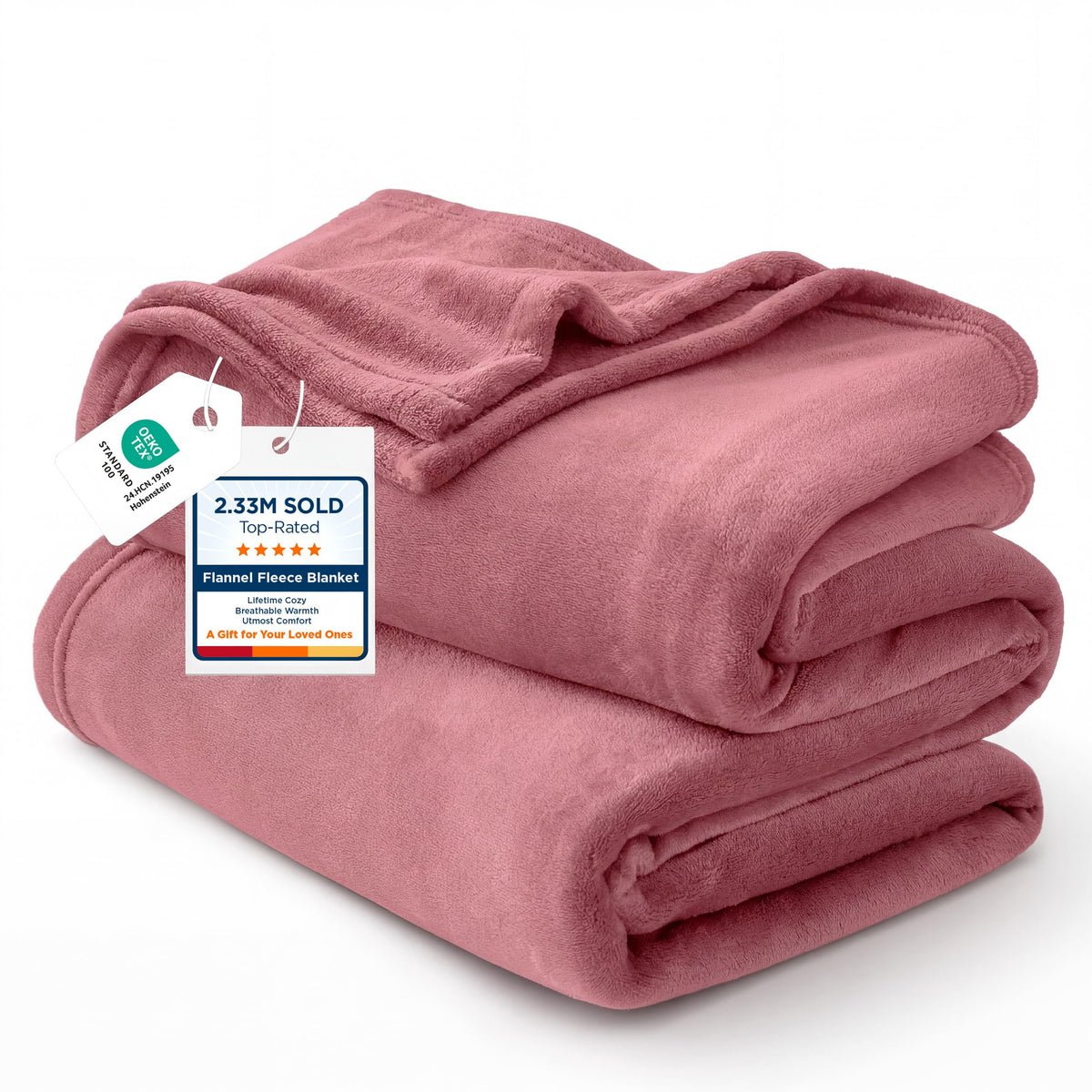 Bedsure Lightweight Plush Fleece Throw Blanket for Sofa