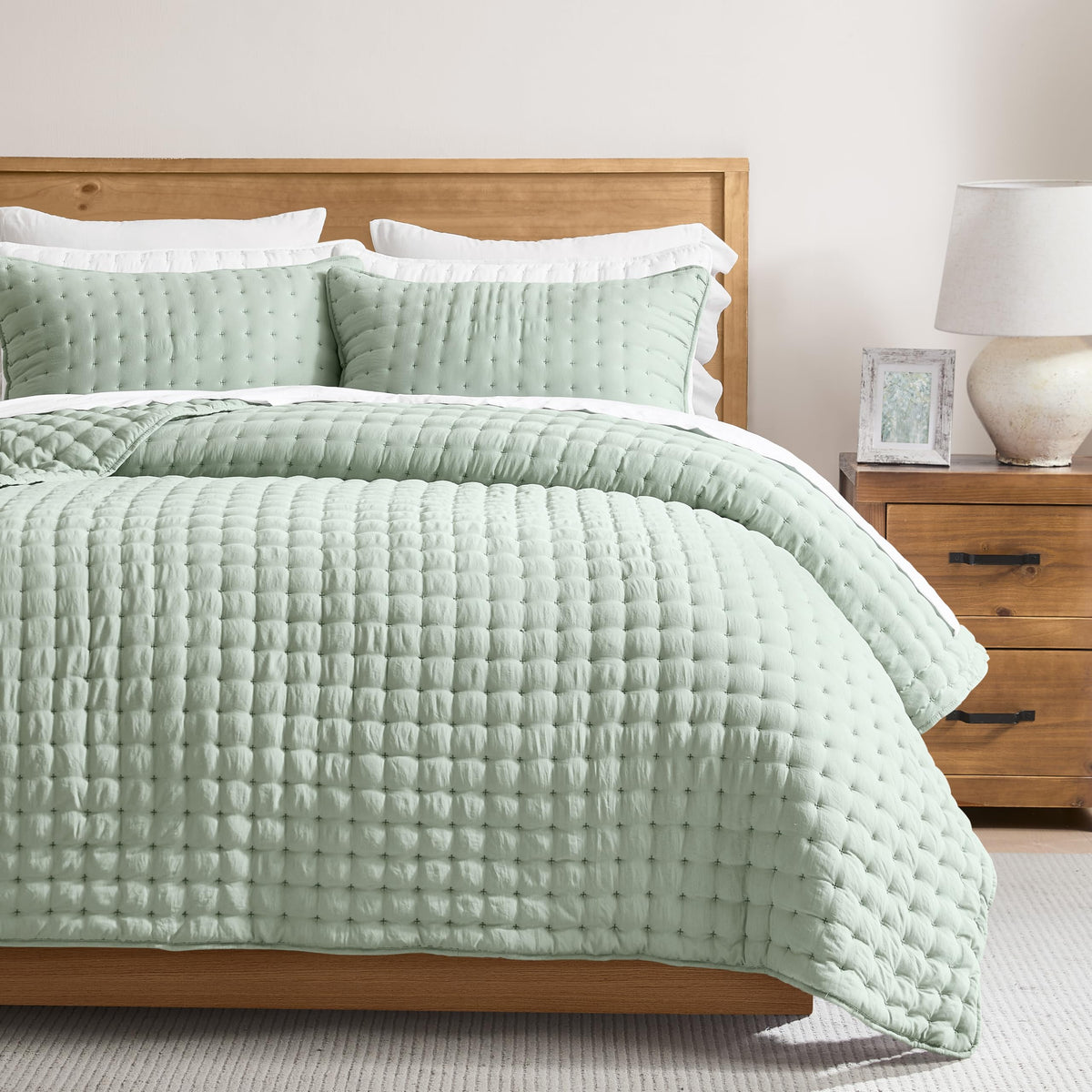 WDCOZY Cloud-Soft Lightweight Quilt Bedding Set