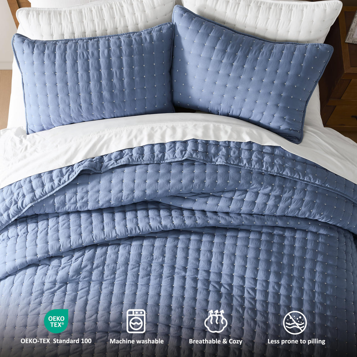 WDCOZY Cloud Soft Quilt Set