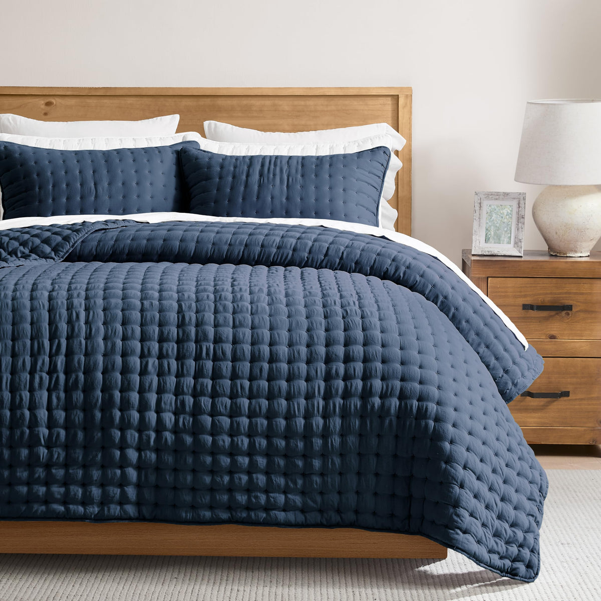 WDCOZY Cloud-Soft Lightweight Quilt Bedding Set