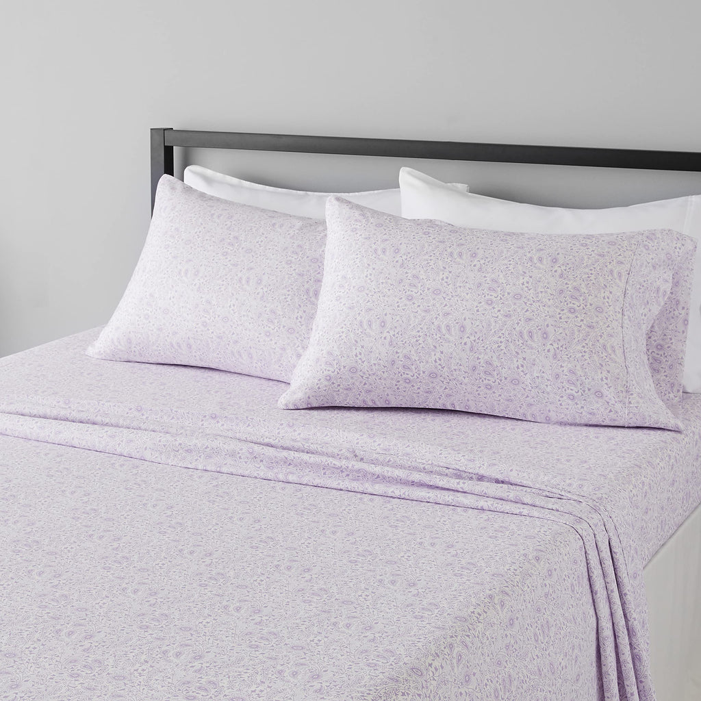 Amazon Basics Lightweight Super Soft Easy Care Microfiber 4-Piece Bed Sheet Set with 14-Inch Deep Pocket