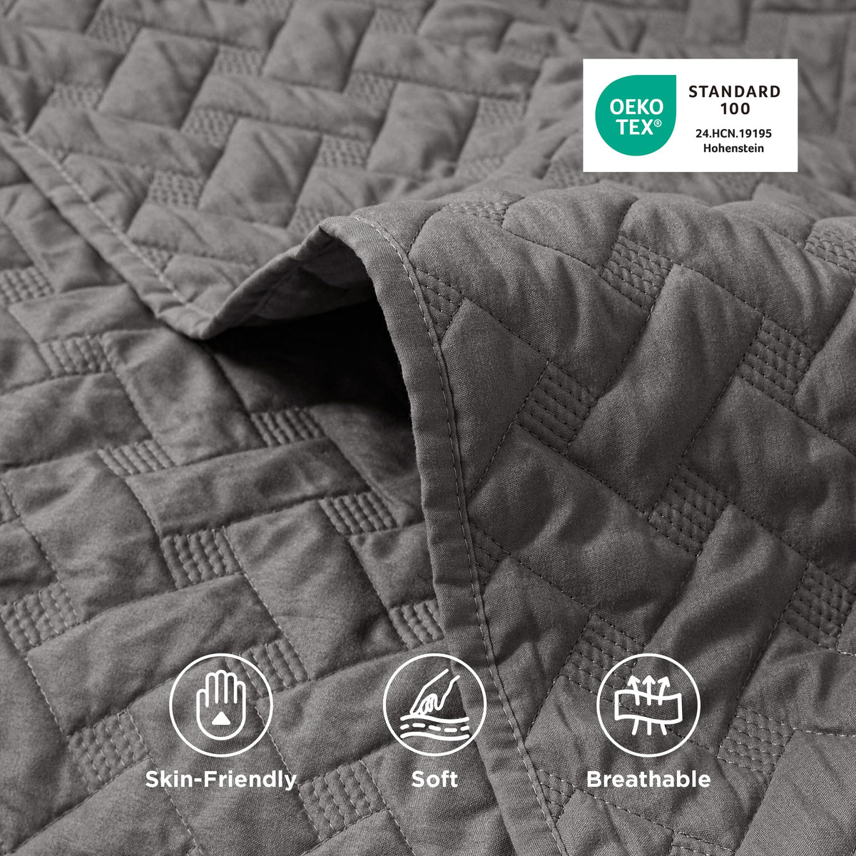 Bedsure Quilts Lightweight Bedspreads with Basket Weave Pattern